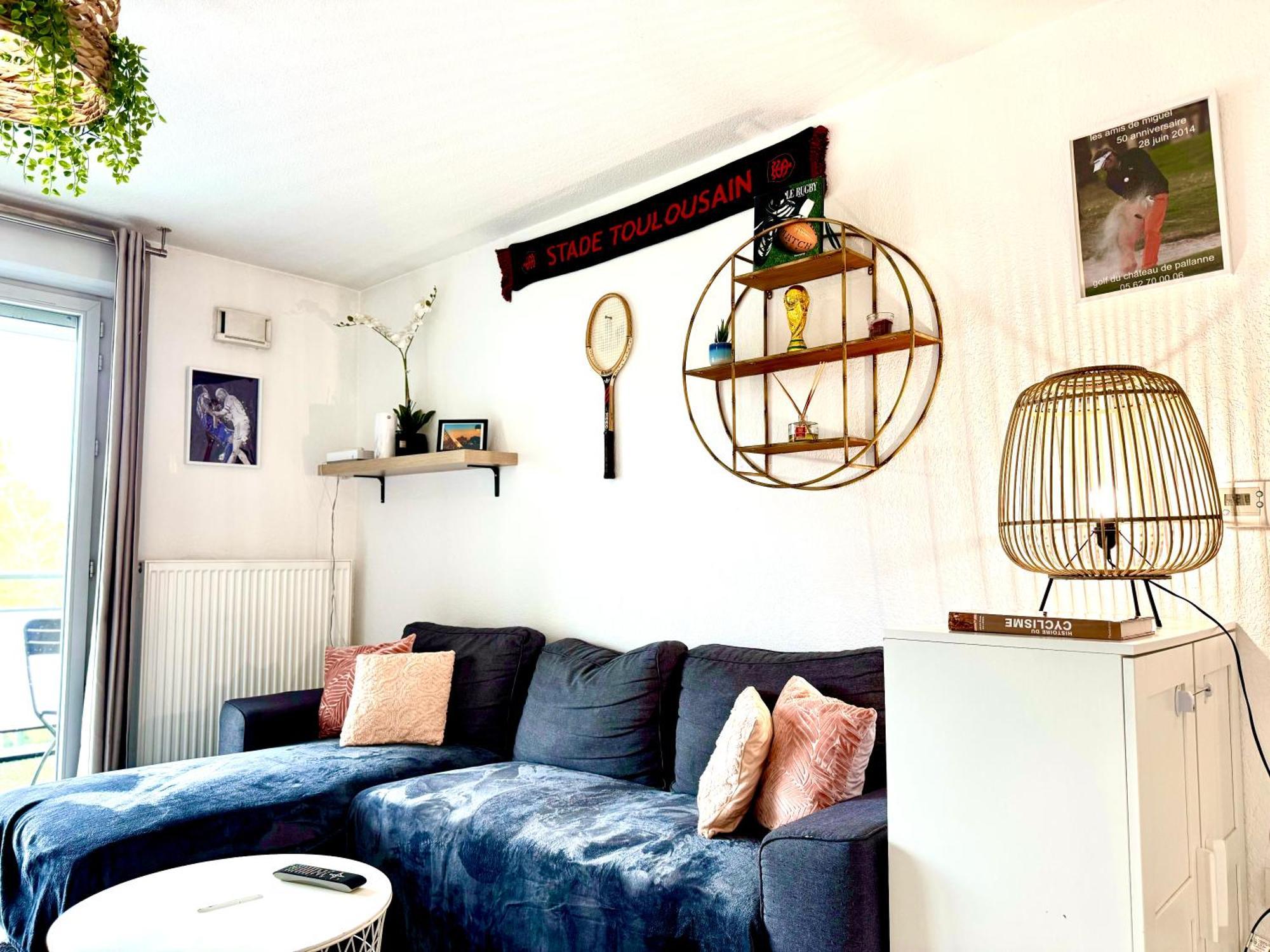 Bel Appartement T3 De 60M2 Avec Parking, Terrasse, Proche Du Metro Et Du Periph Toulouse Ngoại thất bức ảnh