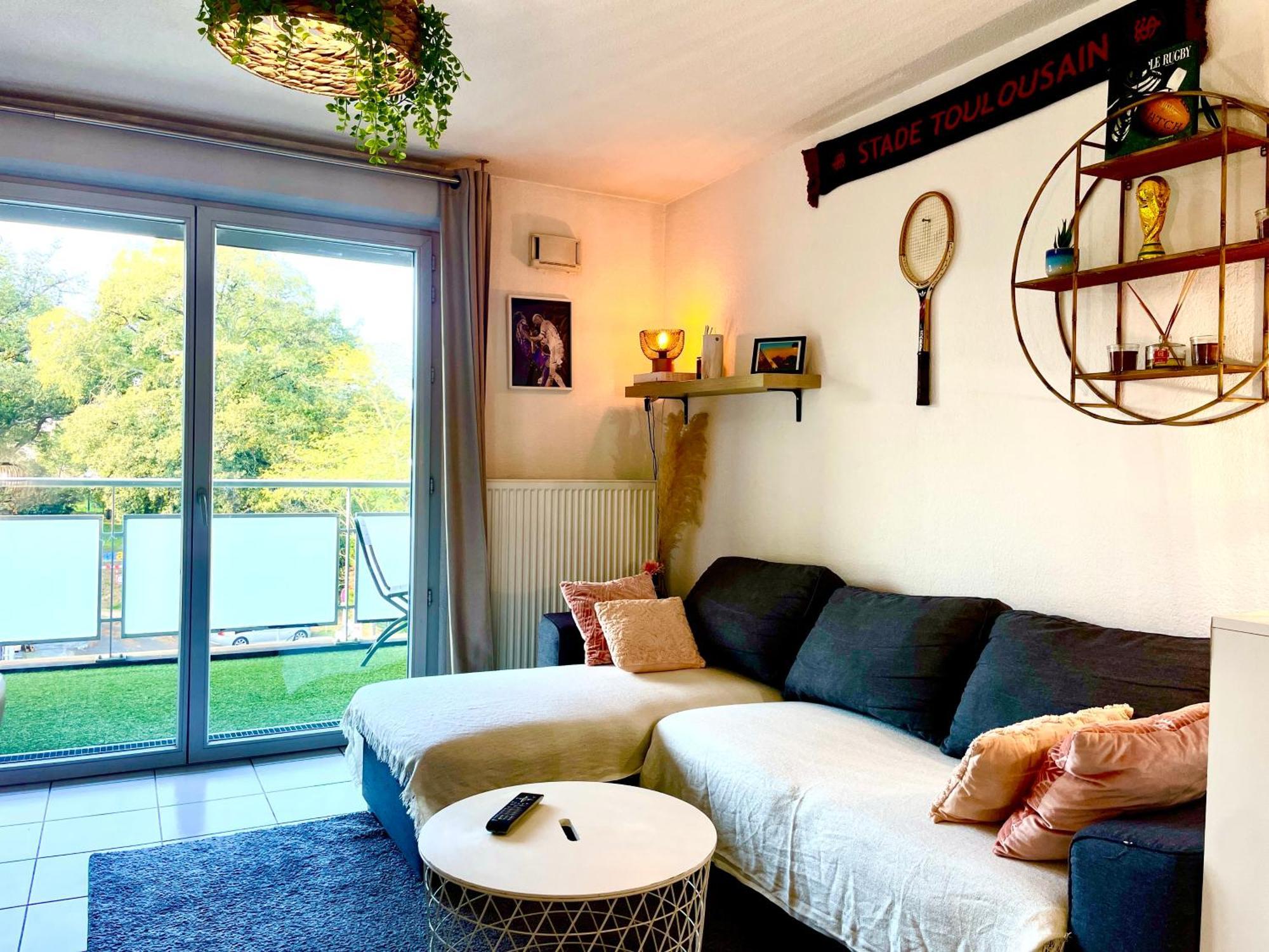 Bel Appartement T3 De 60M2 Avec Parking, Terrasse, Proche Du Metro Et Du Periph Toulouse Ngoại thất bức ảnh