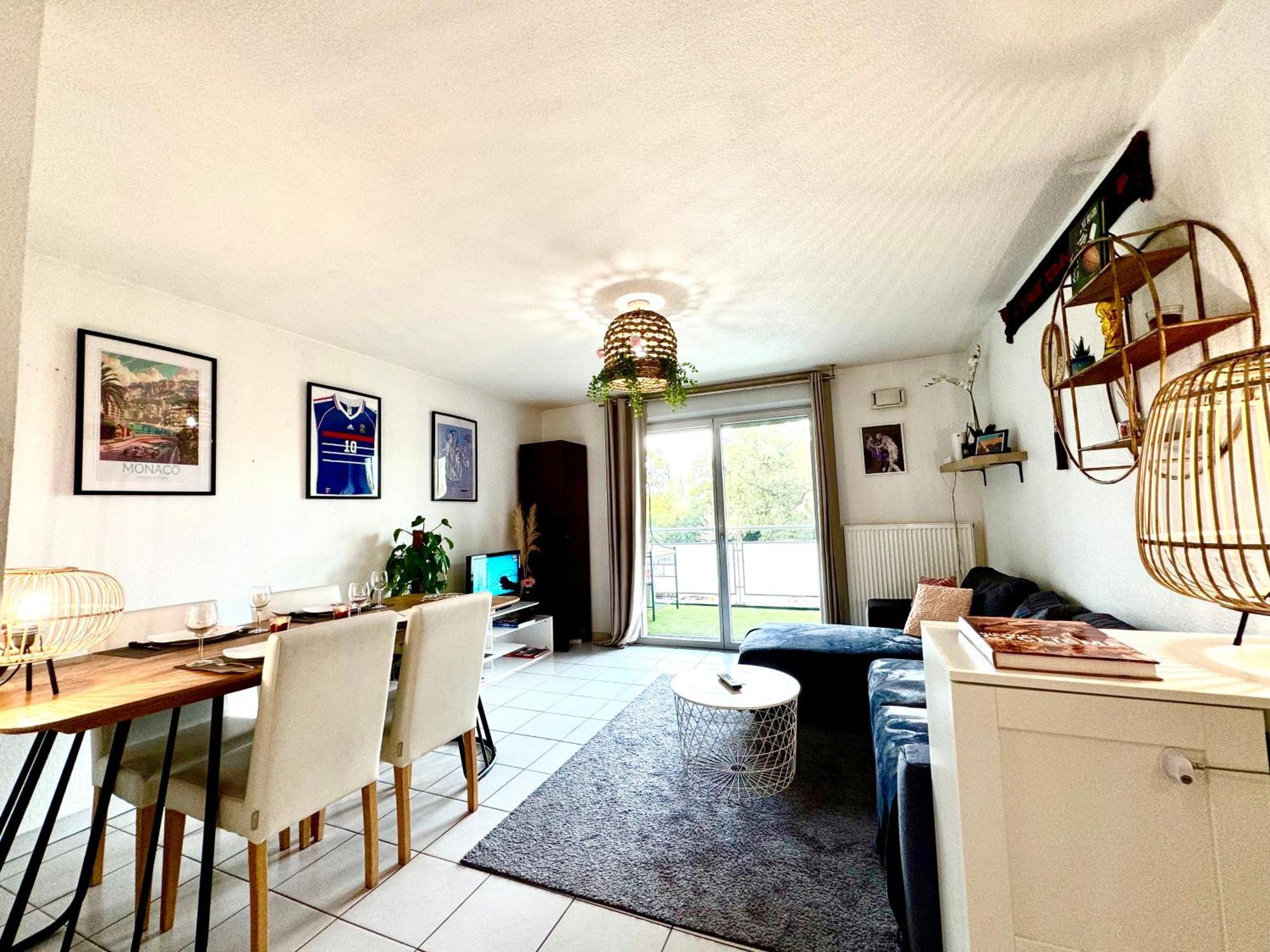 Bel Appartement T3 De 60M2 Avec Parking, Terrasse, Proche Du Metro Et Du Periph Toulouse Ngoại thất bức ảnh