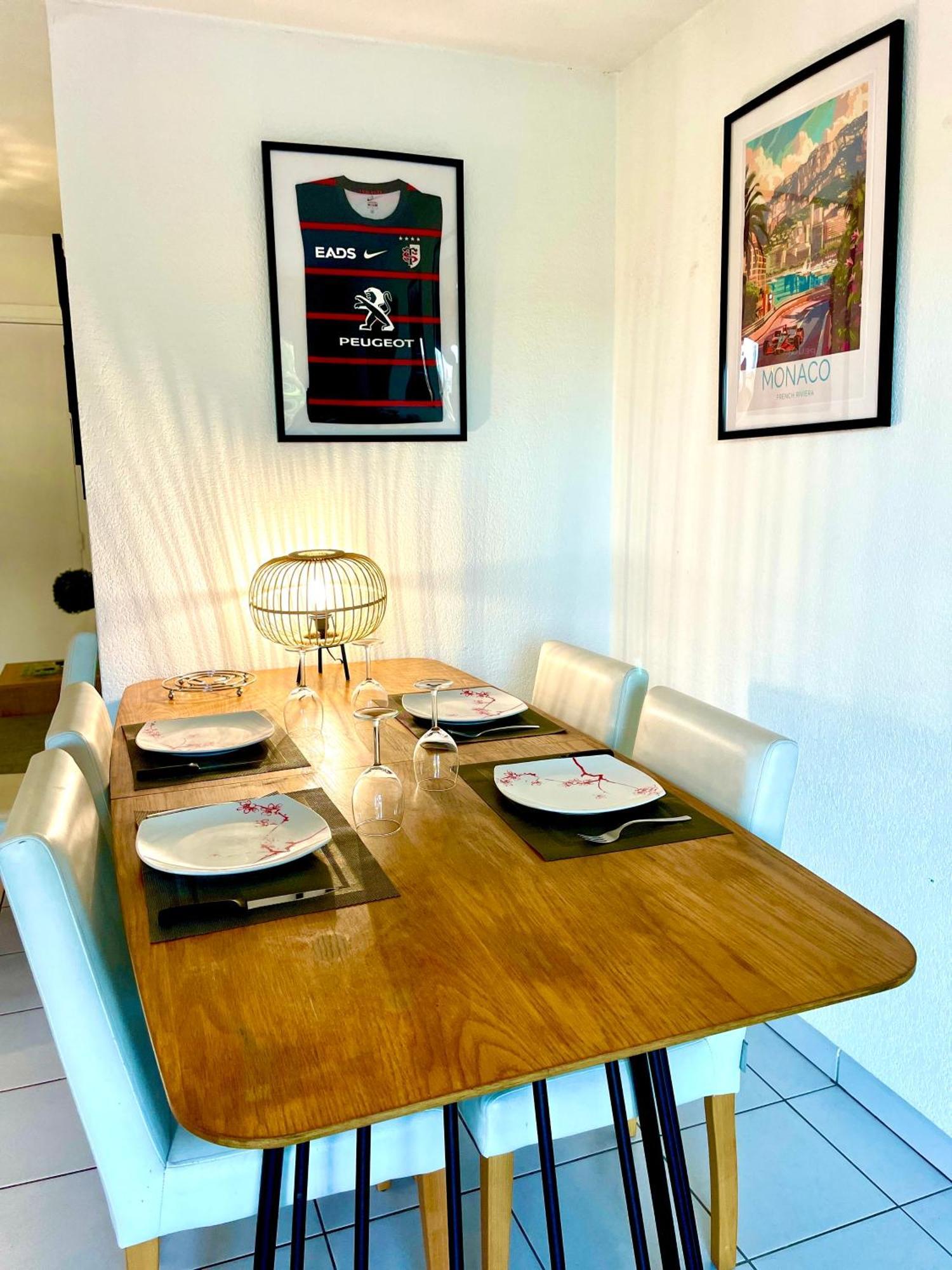 Bel Appartement T3 De 60M2 Avec Parking, Terrasse, Proche Du Metro Et Du Periph Toulouse Ngoại thất bức ảnh