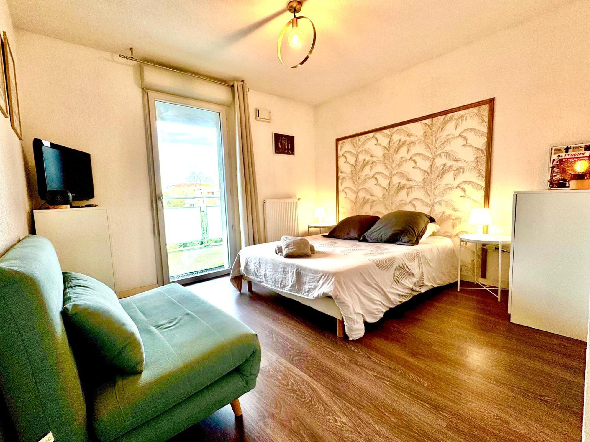 Bel Appartement T3 De 60M2 Avec Parking, Terrasse, Proche Du Metro Et Du Periph Toulouse Ngoại thất bức ảnh