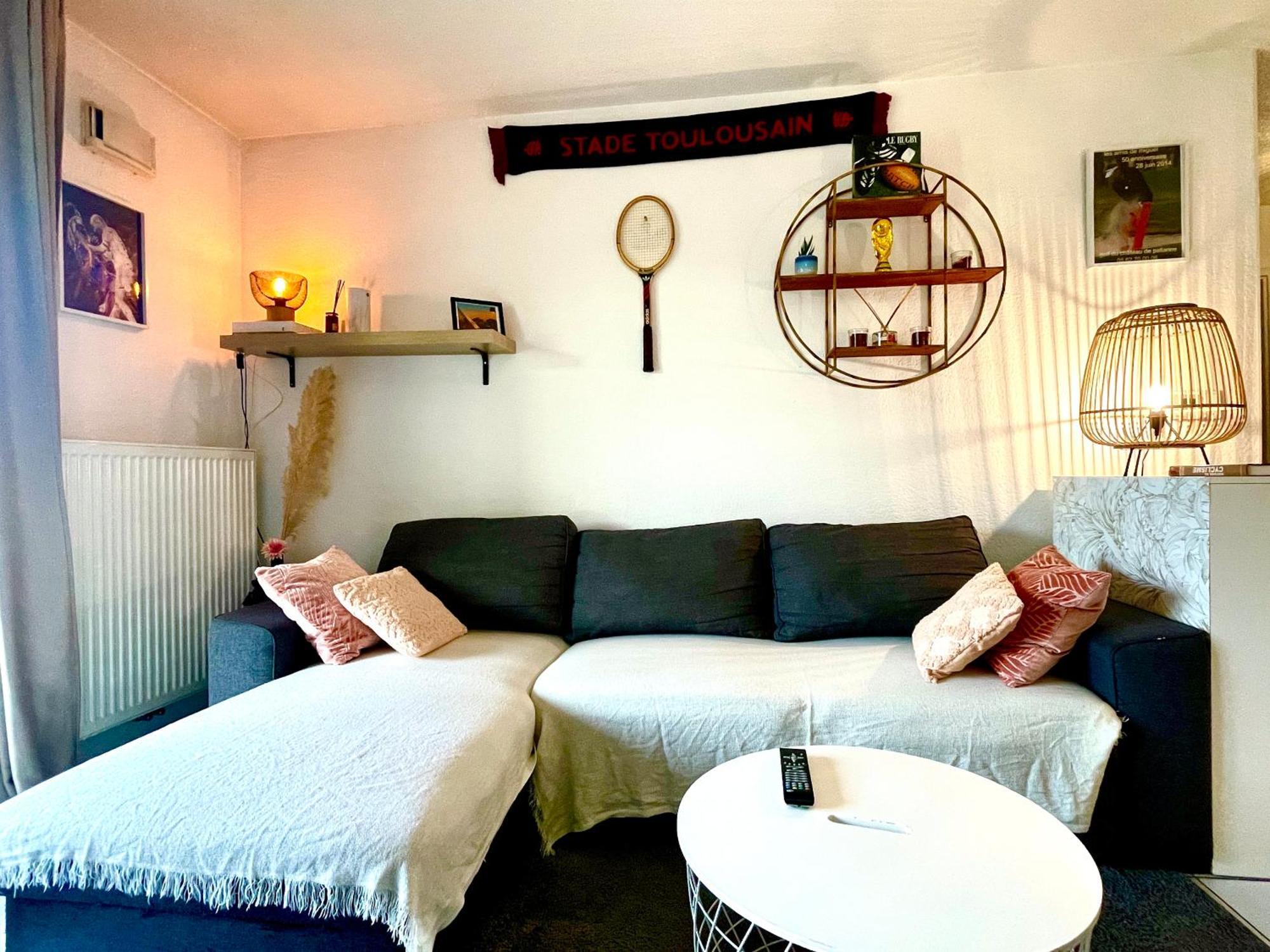 Bel Appartement T3 De 60M2 Avec Parking, Terrasse, Proche Du Metro Et Du Periph Toulouse Ngoại thất bức ảnh