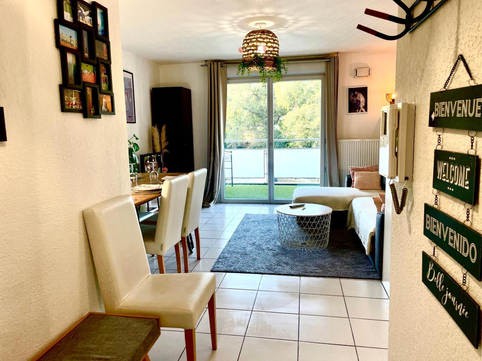 Bel Appartement T3 De 60M2 Avec Parking, Terrasse, Proche Du Metro Et Du Periph Toulouse Ngoại thất bức ảnh