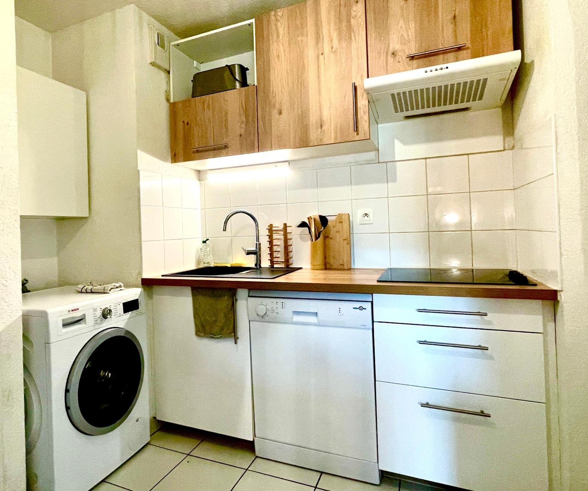 Bel Appartement T3 De 60M2 Avec Parking, Terrasse, Proche Du Metro Et Du Periph Toulouse Ngoại thất bức ảnh
