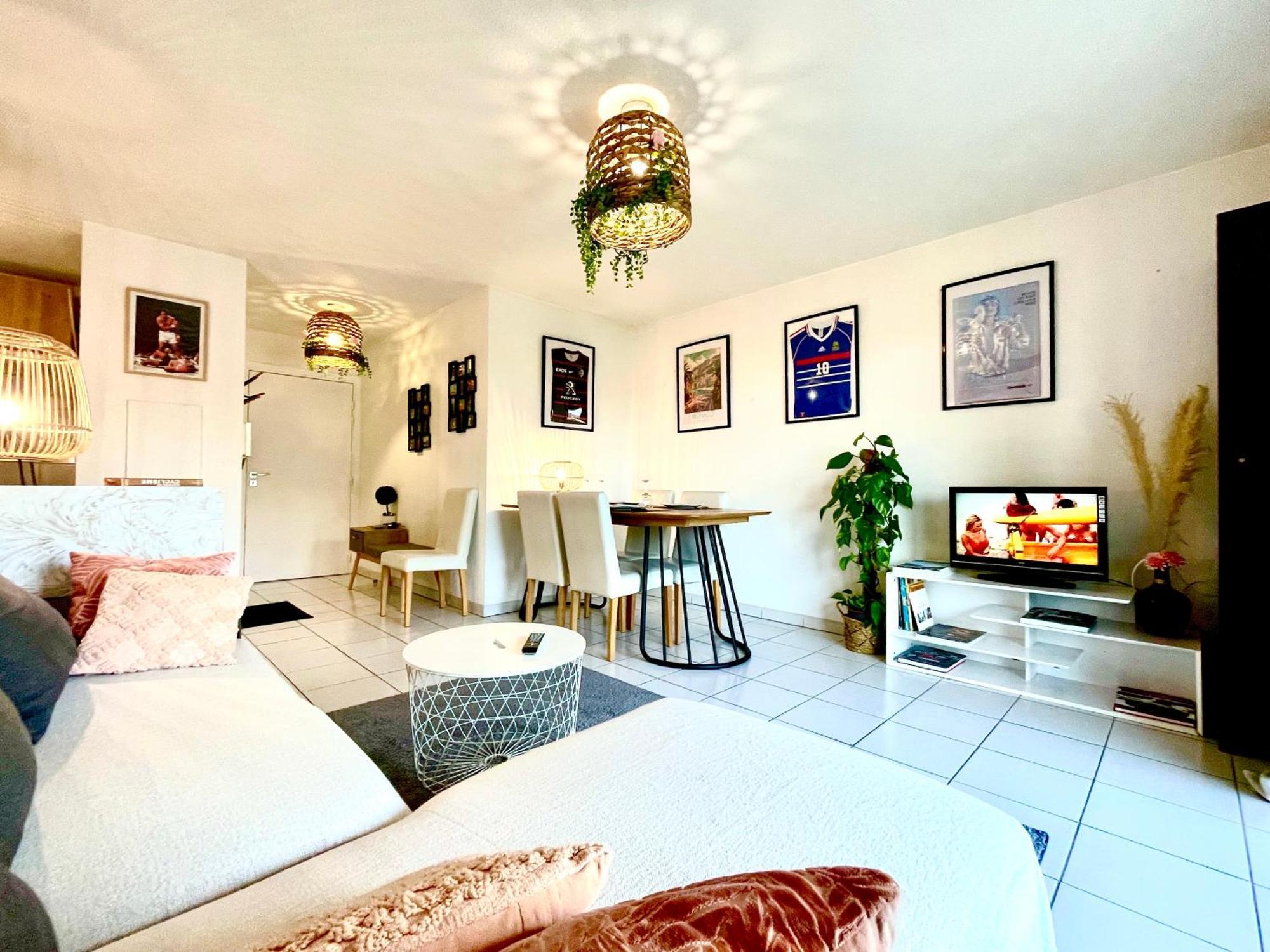 Bel Appartement T3 De 60M2 Avec Parking, Terrasse, Proche Du Metro Et Du Periph Toulouse Ngoại thất bức ảnh